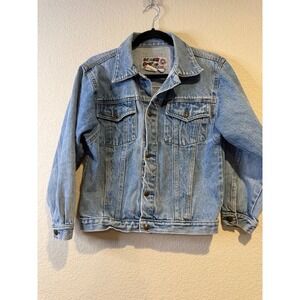 Climate Control Vintage Denim Jacket Light Wash Blue Trucker M Kids or Adult S
